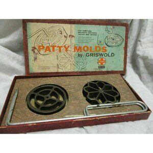 Antique Griswold Patty Molds